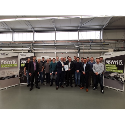PROTIQ ist jetzt industrielle additive Fertigungsstätte mit TÜV SÜD-Siegel